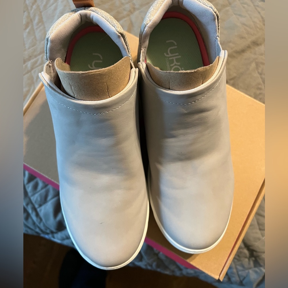 Woman’s Ryka sneaker booties, size 8W